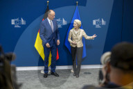 Von der Leyen and Merz meeting Brussels 2025