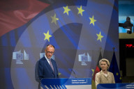 Von der Leyen and Merz press conference Brussels 2025