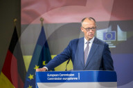 Von der Leyen and Merz press conference Brussels 2025