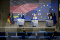 Von der Leyen and Merz press conference Brussels 2025