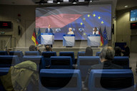 Von der Leyen and Merz press conference Brussels 2025