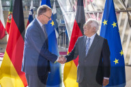 German Federal Chancellor firtst visit to EU Council