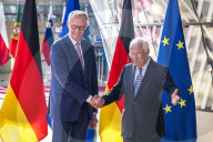 German Federal Chancellor firtst visit to EU Council