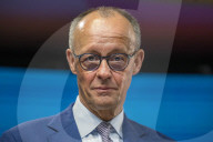 Friedrich Merz  and Antonio Costa Press Conference in Brussels