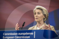 Von der Leyen and Merz press conference Brussels 2025