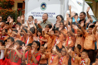 Free Nutritious Food Trial In Humbang Hasundutan Held To Support President's Program Towards Golden Indonesia 2045