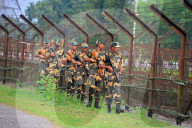 Indian Border Security Force On Alert