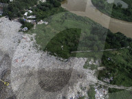 Garbage Mountain In Indonesia