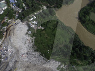 Garbage Mountain In Indonesia