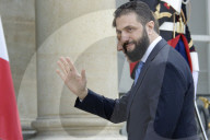 France's President Macron Meets Syrian Interim President Ahmed Al-Charaa