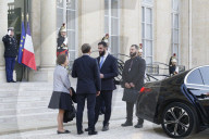 France's President Macron Meets Syrian Interim President Ahmed Al-Charaa