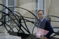France's President Macron Meets Syrian Interim President Ahmed Al-Charaa