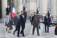 France's President Macron Meets Syrian Interim President Ahmed Al-Charaa