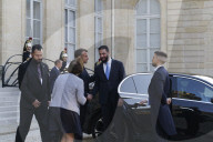 France's President Macron Meets Syrian Interim President Ahmed Al-Charaa
