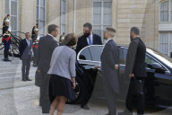 France's President Macron Meets Syrian Interim President Ahmed Al-Charaa