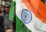 People United Against Terrorism In Kolkata, India.
