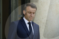France's President Macron Meets Syrian Interim President Ahmed Al-Charaa