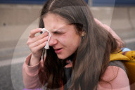 Activists Block Highway By Glueing Their Hands In Warsaw