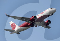 FlyArystan A320-271N first flight in Toulouse