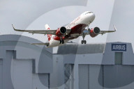 FlyArystan A320-271N first flight in Toulouse