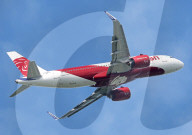 FlyArystan A320-271N first flight in Toulouse