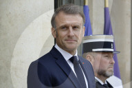 France's President Emmanuel Macron Welcomes Germany's Newly Elected Chancellor Friedrich Merz 