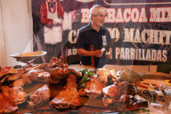 Barbecue Fair In Xochimilco