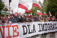 Anti-immigration March Organized By Right-wing Circles In Warsaw, Poland