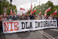 Anti-immigration March Organized By Right-wing Circles In Warsaw, Poland