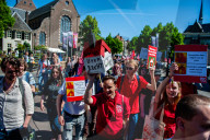 National Housing Demonstration Held In Utrecht.