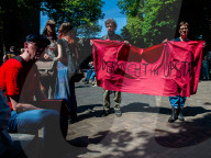 National Housing Demonstration Held In Utrecht.