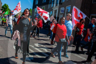National Housing Demonstration Held In Utrecht.
