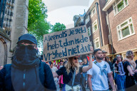 National Housing Demonstration Held In Utrecht.