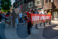 National Housing Demonstration Held In Utrecht.