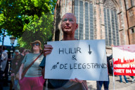 National Housing Demonstration Held In Utrecht.