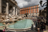Trevi Fountain In Rome