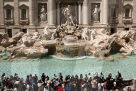 Trevi Fountain In Rome