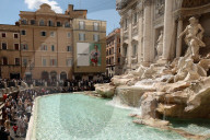 Trevi Fountain In Rome
