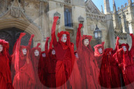 XR Funeral For Paris Agreement 1.5 Degrees In Cambridge