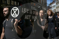 XR Funeral For Paris Agreement 1.5 Degrees In Cambridge