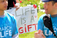 Toronto March For Life Rally And Walk In Toronto, Canada.