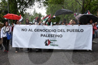 Thousands Rally In Madrid, Spain, Against Gaza Violence And Arms Trade With Israel
