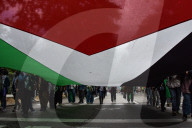 Thousands Rally In Madrid, Spain, Against Gaza Violence And Arms Trade With Israel