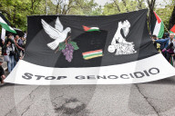 Thousands Rally In Madrid, Spain, Against Gaza Violence And Arms Trade With Israel