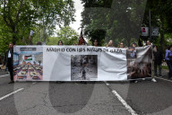 Thousands Rally In Madrid, Spain, Against Gaza Violence And Arms Trade With Israel