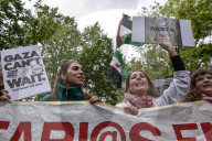 Thousands Rally In Madrid, Spain, Against Gaza Violence And Arms Trade With Israel