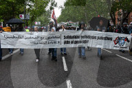 Thousands Rally In Madrid, Spain, Against Gaza Violence And Arms Trade With Israel