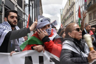 Thousands Rally In Madrid, Spain, Against Gaza Violence And Arms Trade With Israel