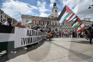Thousands Rally In Madrid, Spain, Against Gaza Violence And Arms Trade With Israel