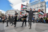 Thousands Rally In Madrid, Spain, Against Gaza Violence And Arms Trade With Israel
